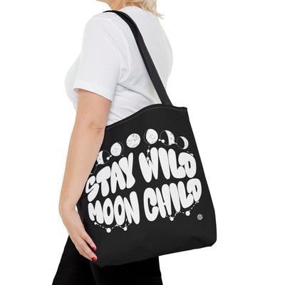 "Stay Wild Moon Child" Tote Bag - Stylish Lunar Design