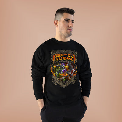 "Respect All, Fear No One " Unisex EcoSmart® Crewneck Sweatshirt