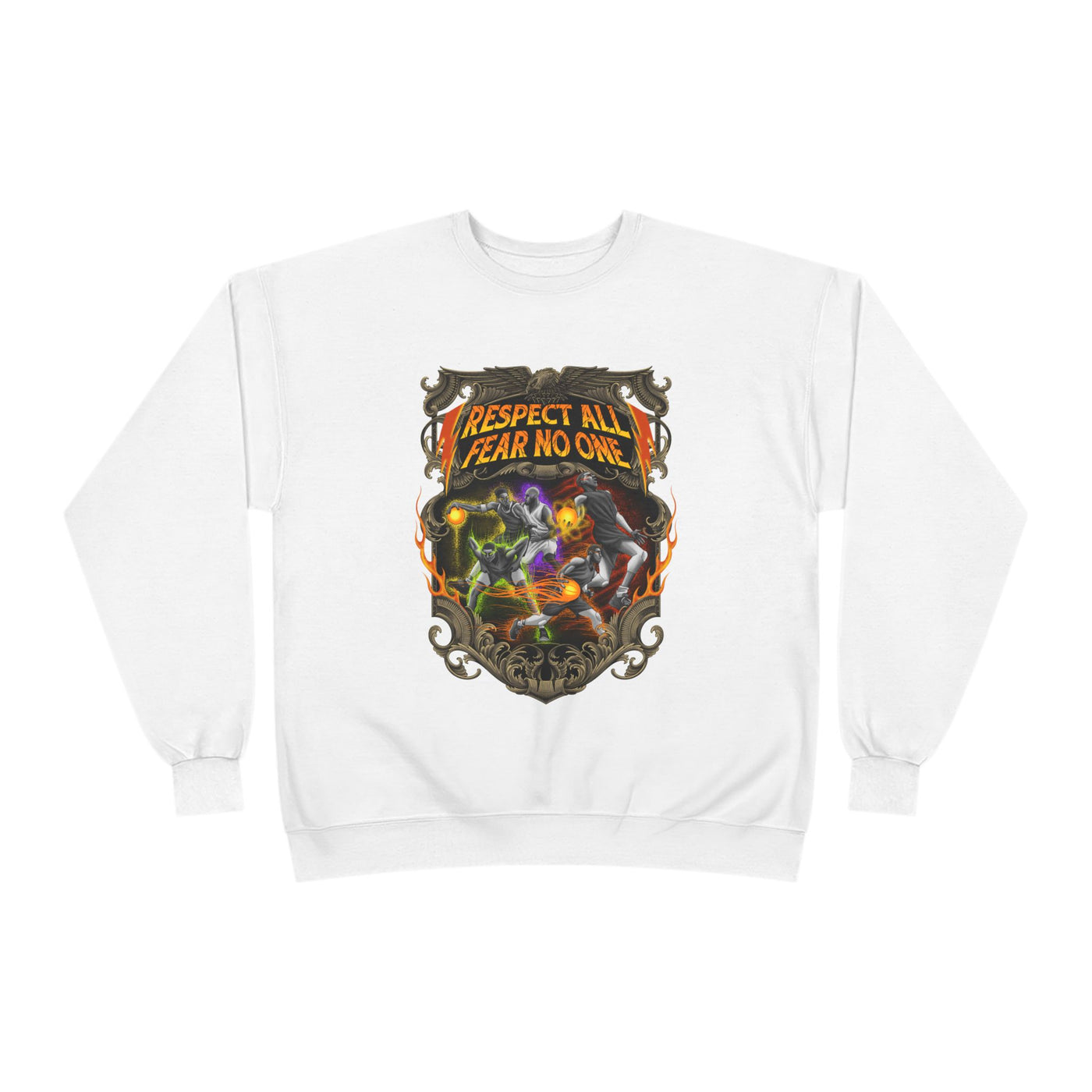 "Respect All, Fear No One " Unisex EcoSmart® Crewneck Sweatshirt