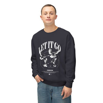 "Let It Go" Crewneck Sweatshirt - Unisex Lightweight Casual Wear