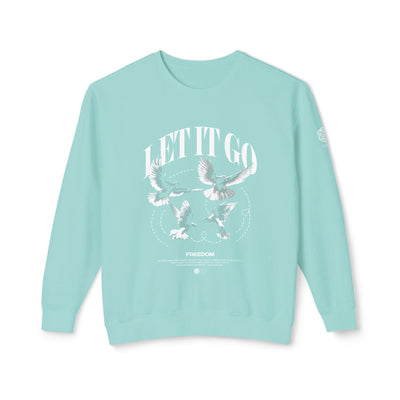 "Let It Go" Crewneck Sweatshirt - Unisex Lightweight Casual Wear