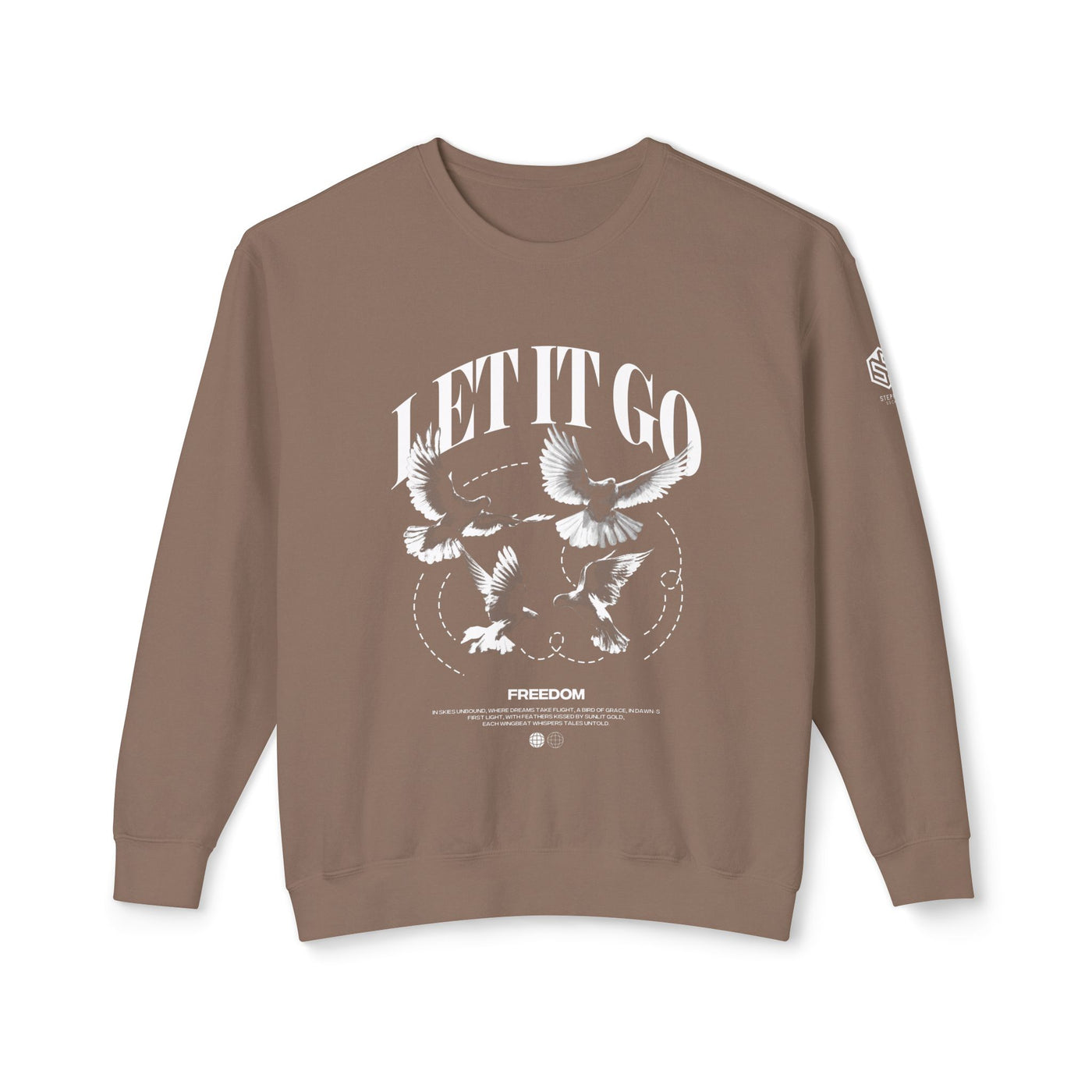 "Let It Go" Crewneck Sweatshirt - Unisex Lightweight Casual Wear