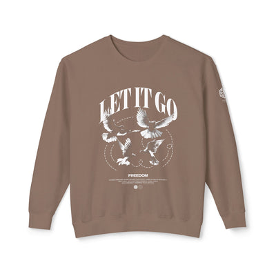 "Let It Go" Crewneck Sweatshirt - Unisex Lightweight Casual Wear
