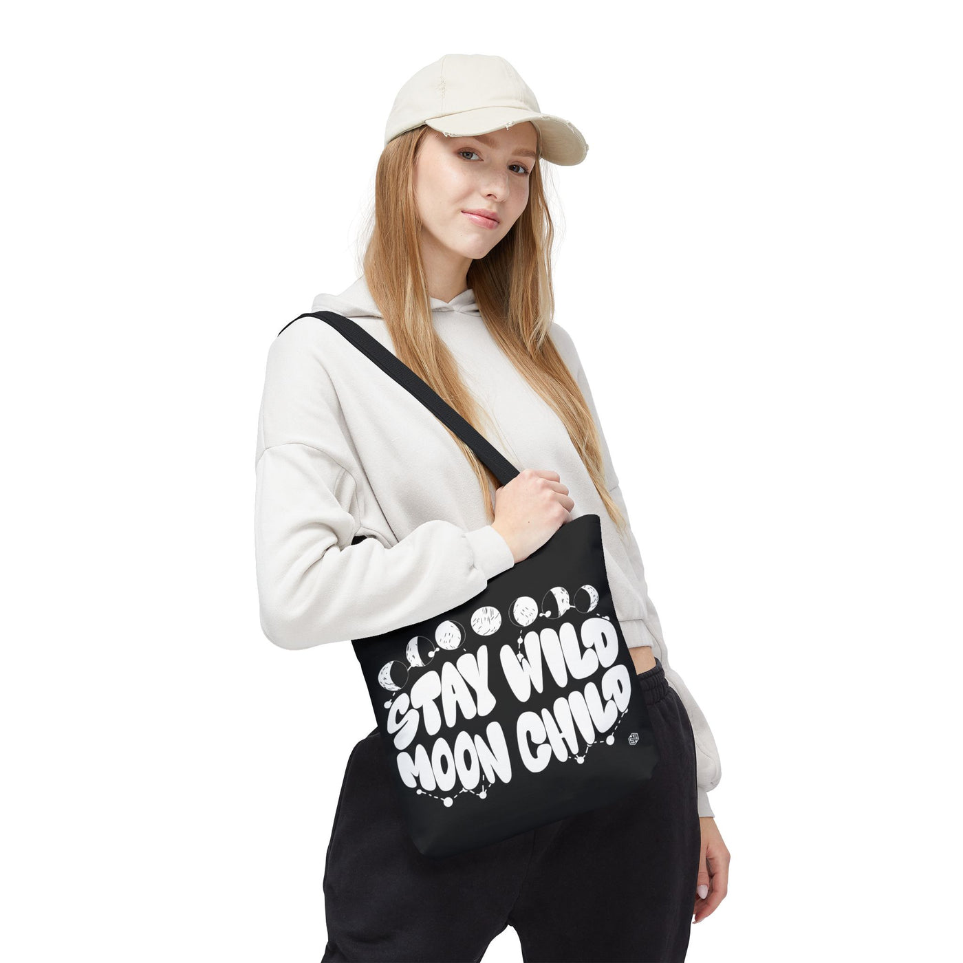 "Stay Wild Moon Child" Tote Bag - Stylish Lunar Design