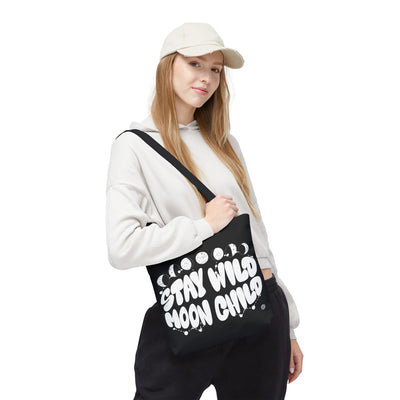 "Stay Wild Moon Child" Tote Bag - Stylish Lunar Design