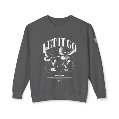 "Let It Go" Crewneck Sweatshirt - Unisex Lightweight Casual Wear