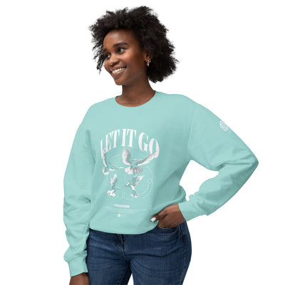 "Let It Go" Crewneck Sweatshirt - Unisex Lightweight Casual Wear
