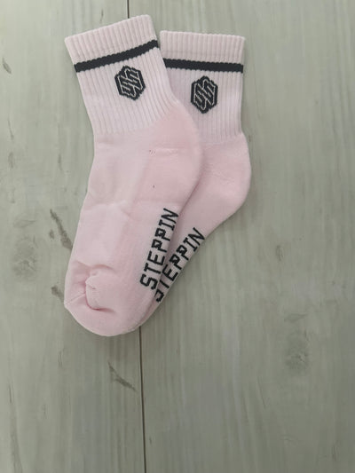 Steppin Easy Comfort Socks Pink Cotton