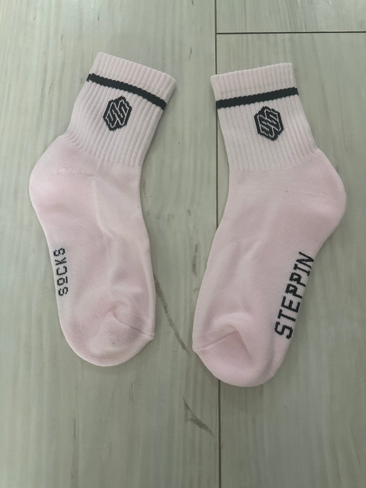 Steppin Easy Comfort Socks Pink Cotton