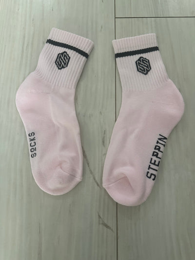 Steppin Easy Comfort Socks Pink Cotton